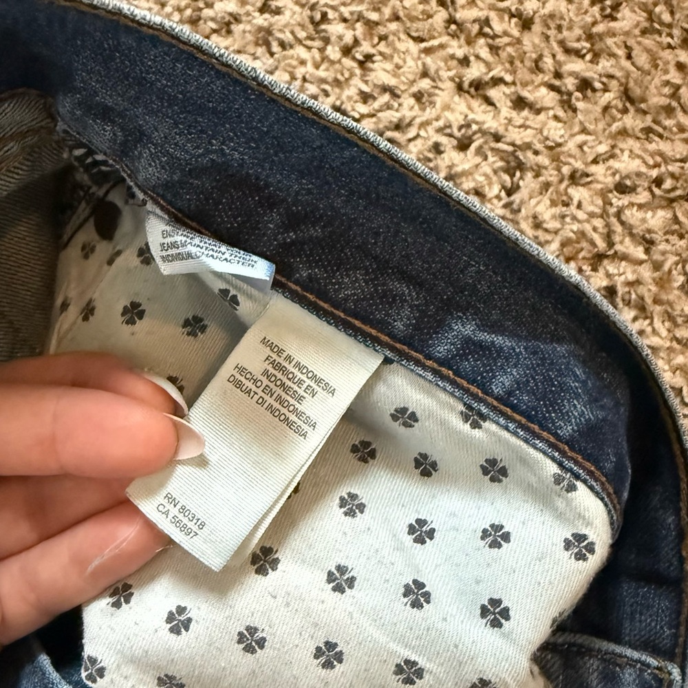 Lucky Brand 121 Slim Straight Denim Jeans Distressed Detail Men’s Size 36/32 - Picture 10 of 12